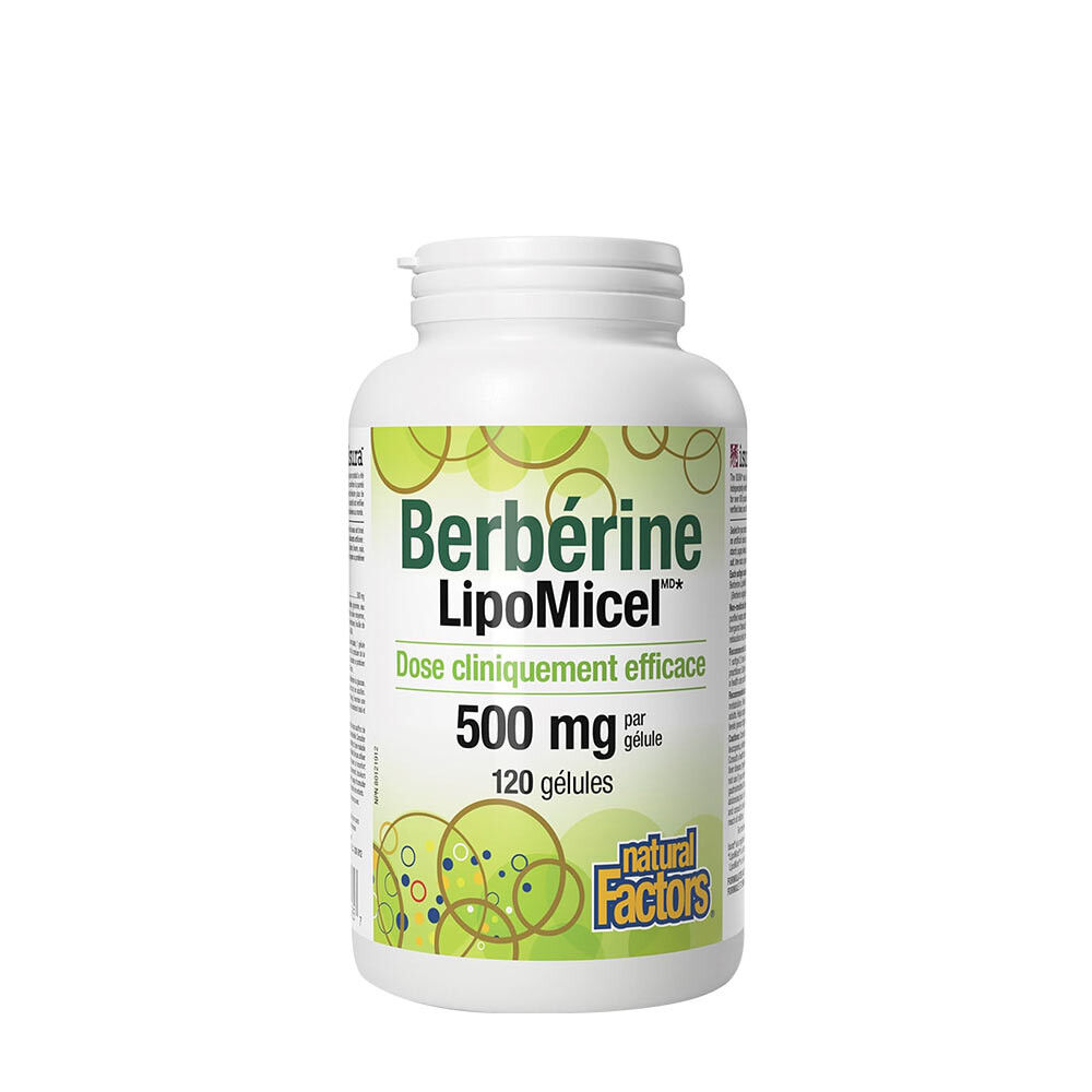 Natural Factors Berberine LipoMicel Matrix (120 lágykapszula) – Viking Supplements