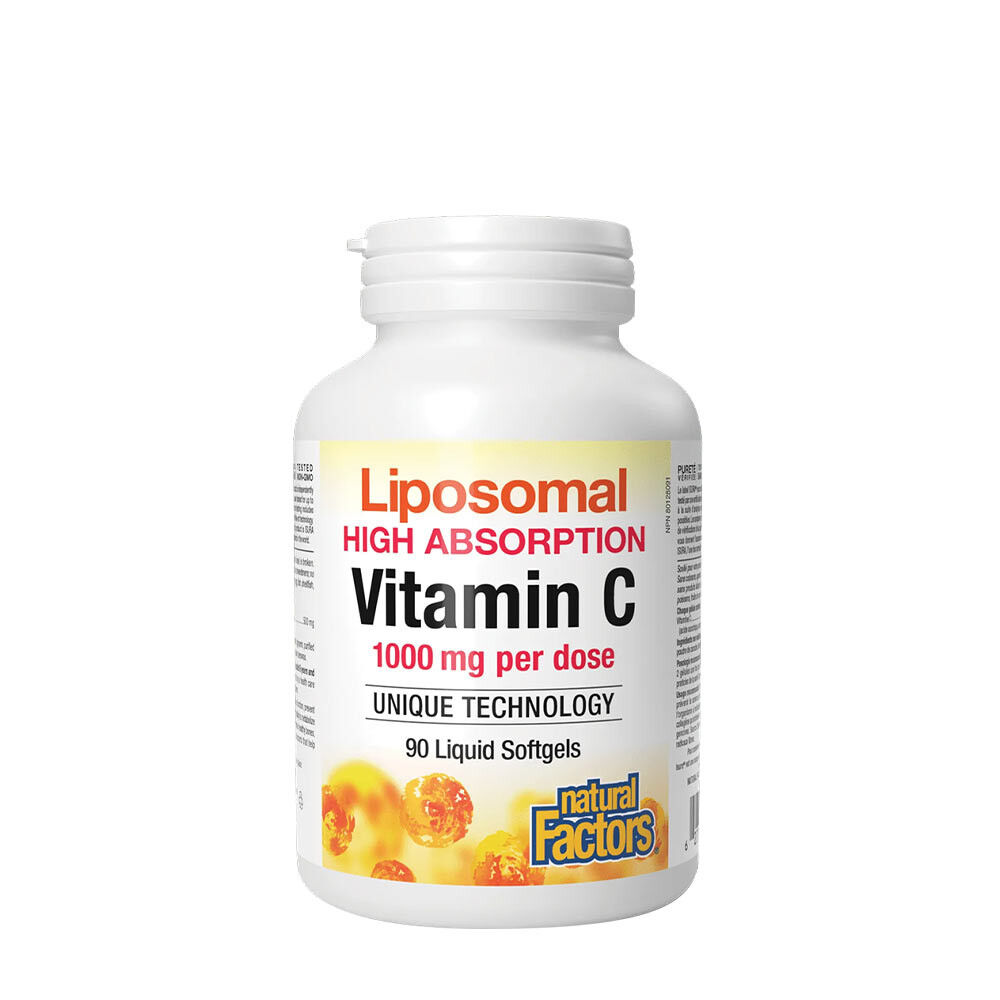 Natural Factors liposzomális C-vitamin (90 lágykapszula) – Viking Supplements