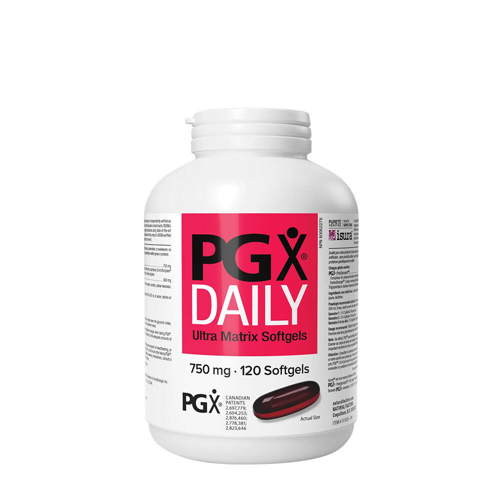 Natural Factors PGX Daily Ultra Matrix 750 mg (120 lágykapszula) – Viking Supplements