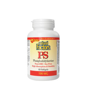 Natural Factors PS FOSZFATIDIL-SERIN 100 MG (60 lágykapszula) – Viking Supplements