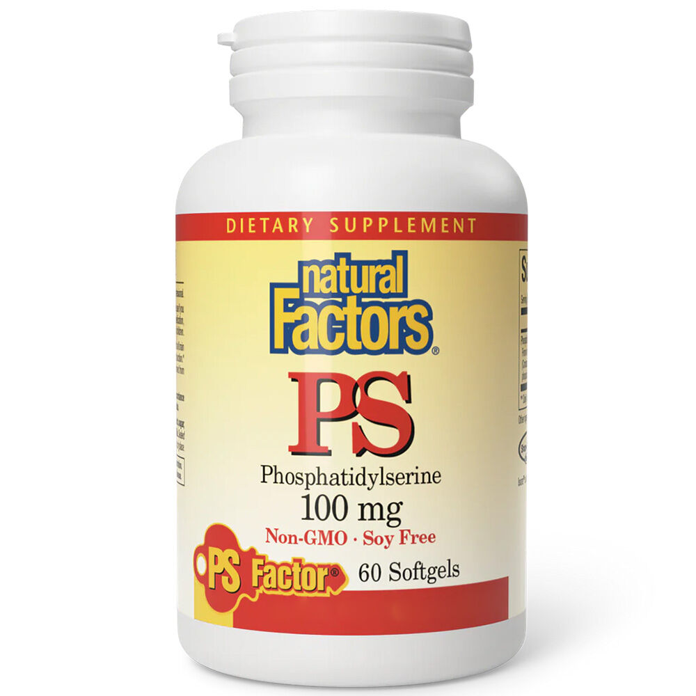 Natural Factors PS foszfatidilszerin 100 mg, 60 lágykapszula – Viking Supplements