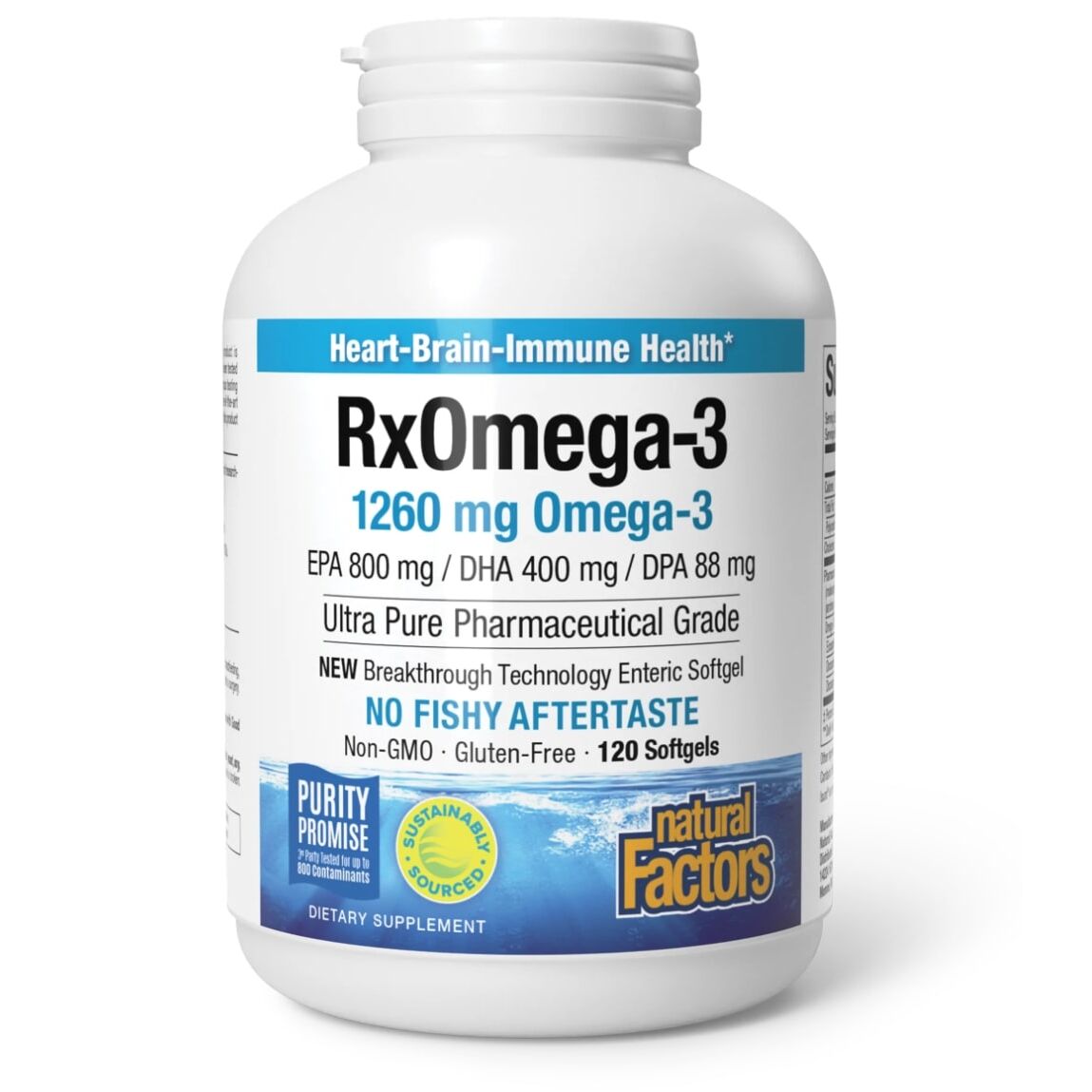 Natural Factors Rx Omega-3 Factors 120 lágykapszula – Viking Supplements