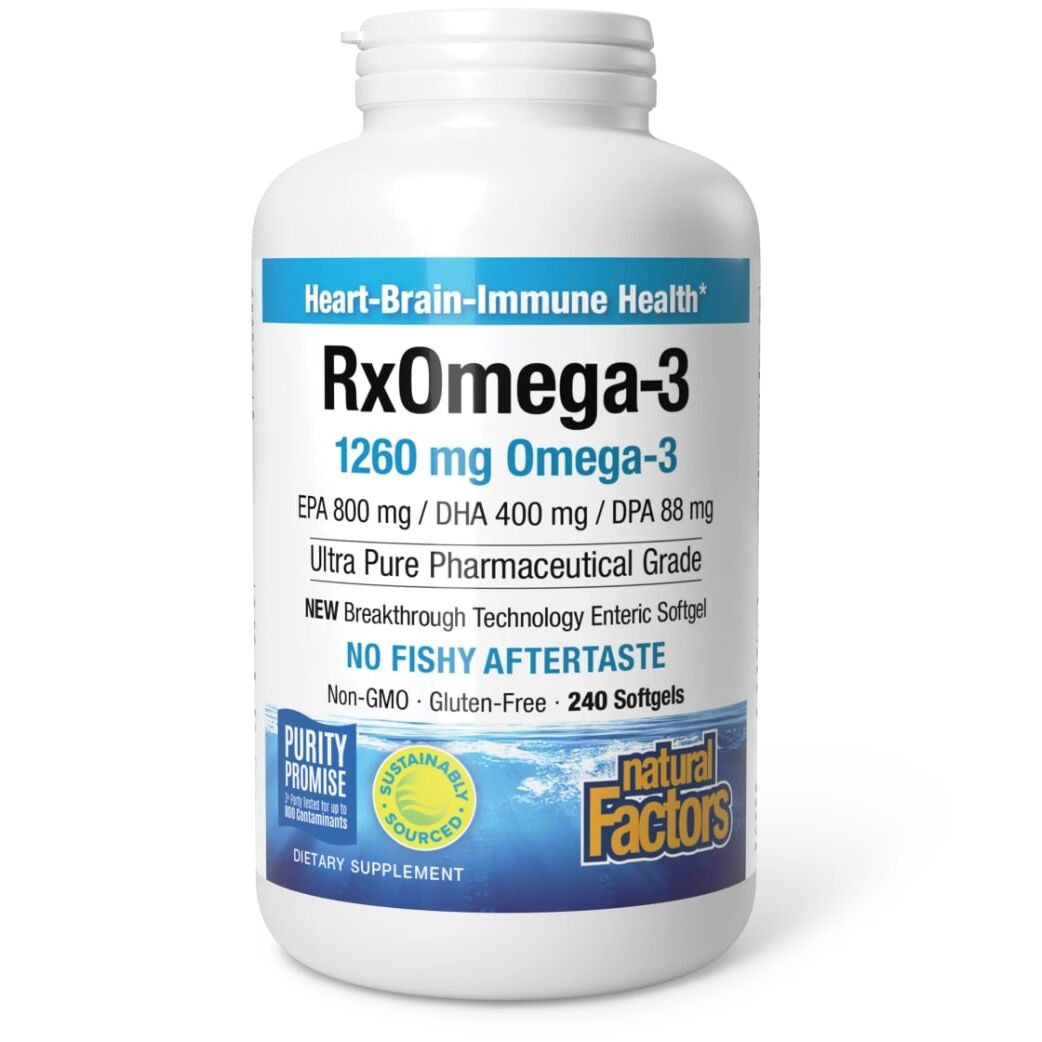 Natural Factors RxOmega-3 240 lágykapszula – Viking Supplements
