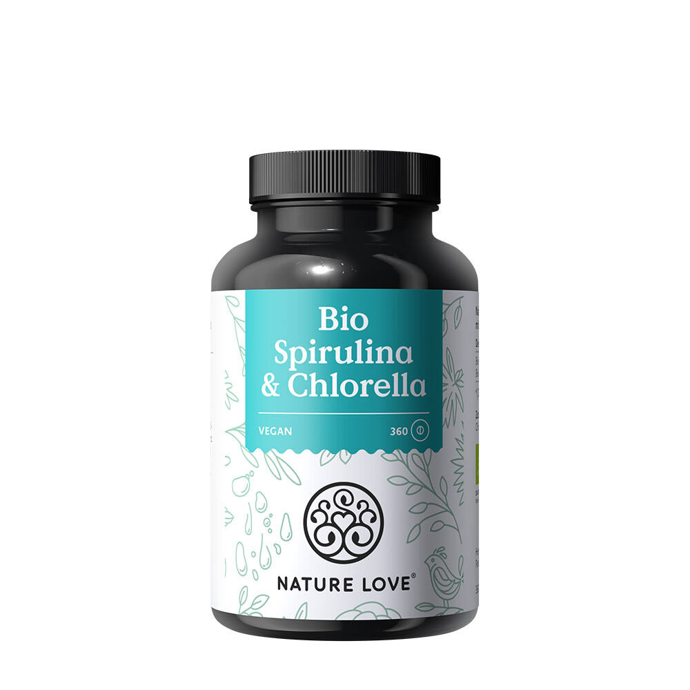 Nature Love Bio Spirulina és Chlorella (360 tabletta) – Viking Supplements