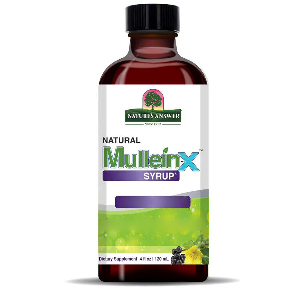 Nature's Answer Mullein-X Cough Syrup 4 oz (120ml) - Viking Supplements