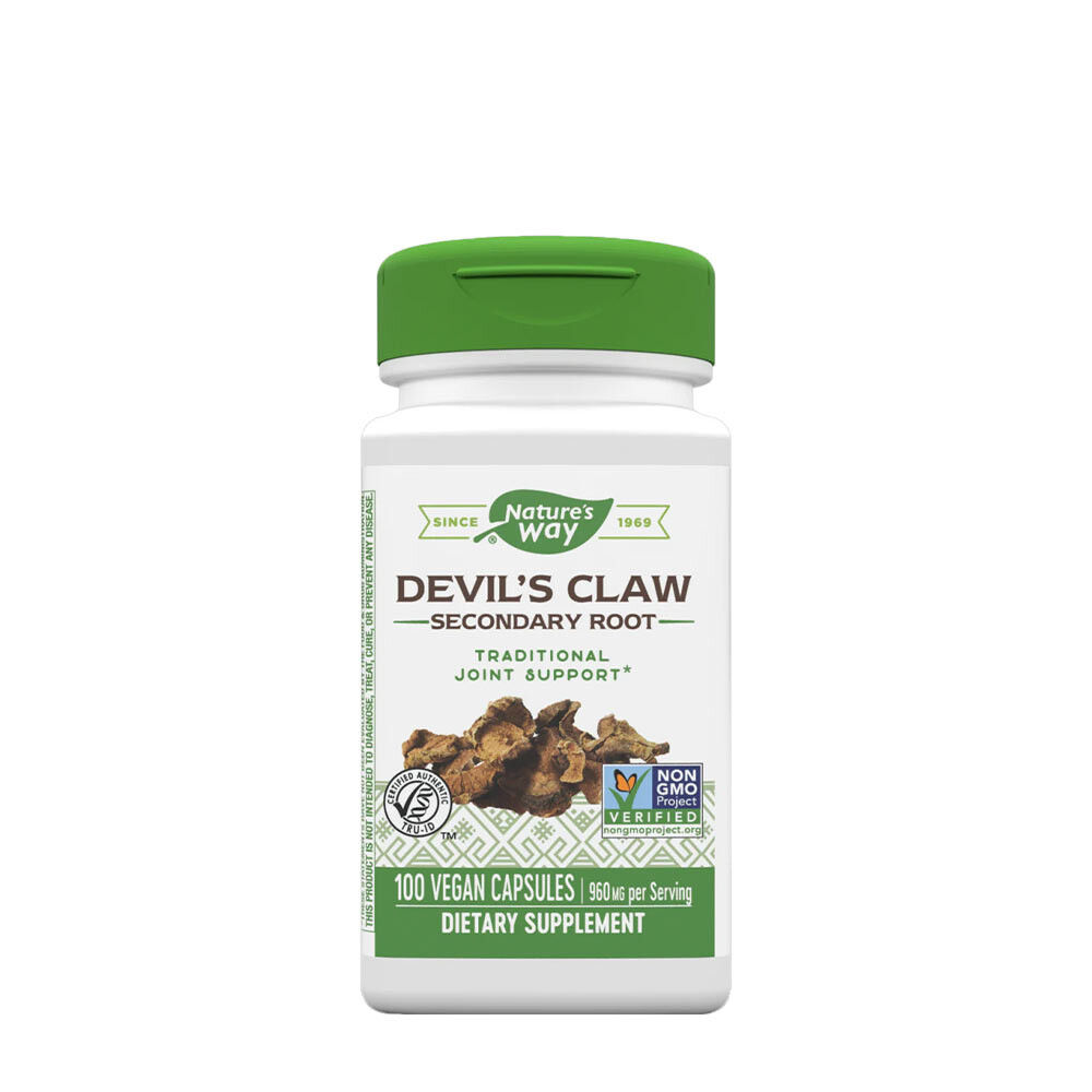 Natures Way Devil’s Claw Secondary Root (100 Capsules) - Viking Supplements