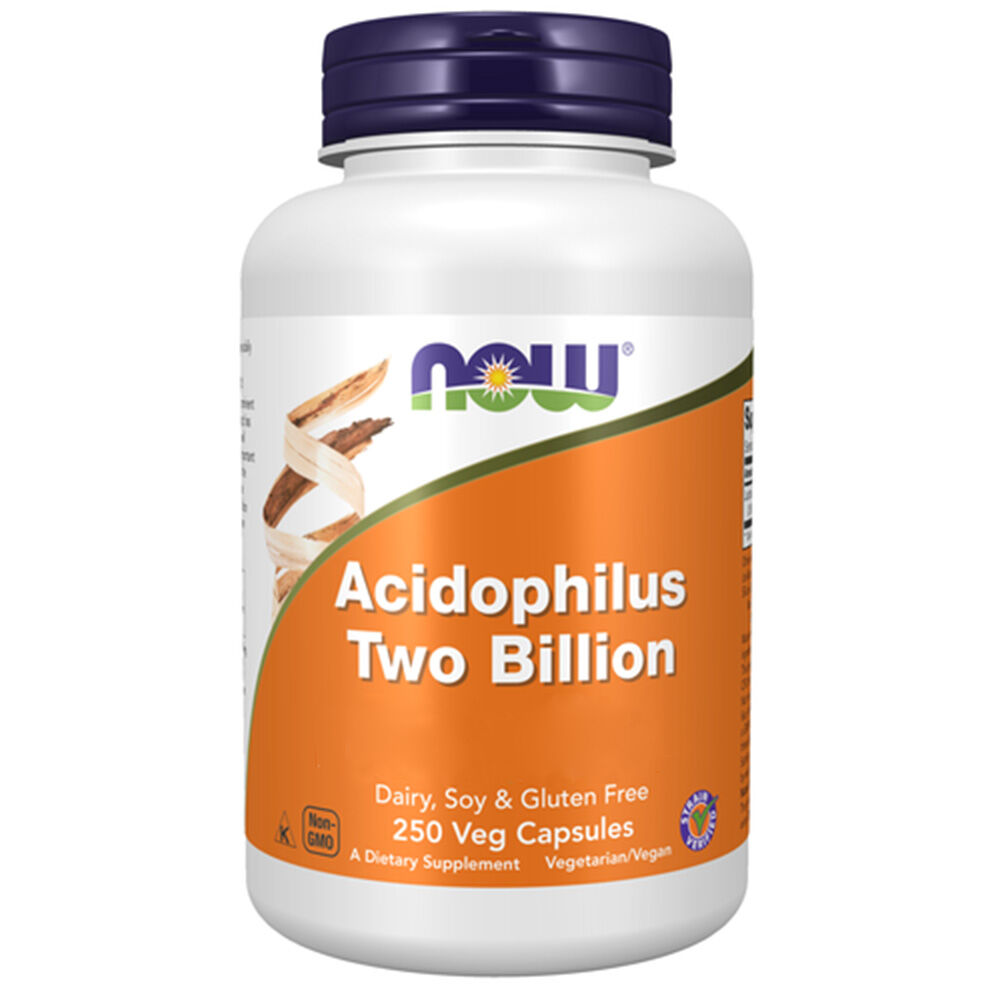 Now Foods Acidophilus Two Billion 250 növényi kapszula – Viking Supplements
