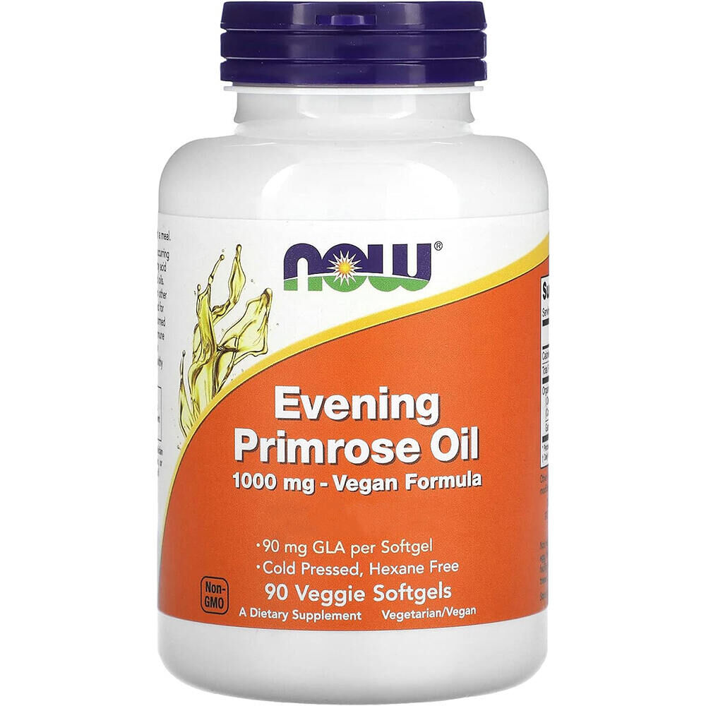 Now Foods ligetszépeolaj 1000 mg, 90 növényi kapszula – Viking Supplements