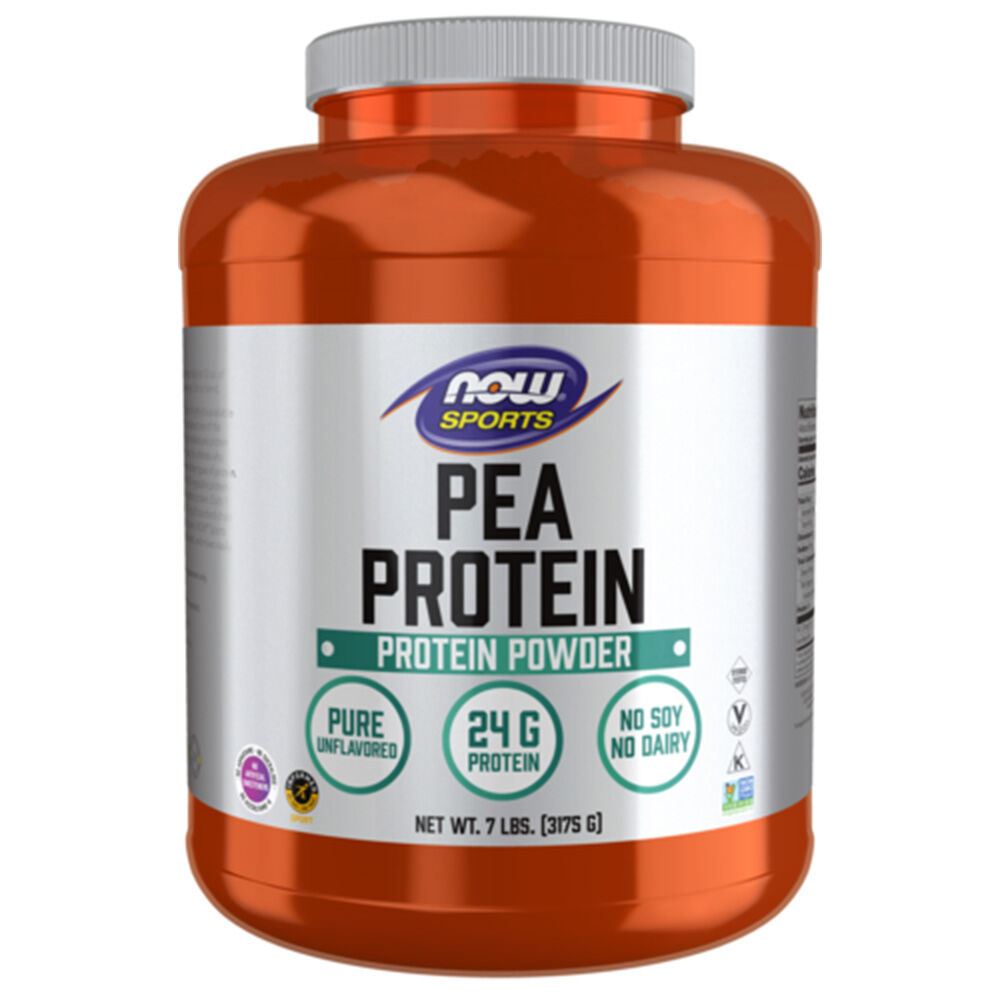 Now Foods ízesítetlen borsófehérje 3175 g – Viking Supplements