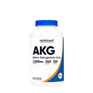 Nutricost  AKG 1000 mg (240 Capsules) - Nuvalia