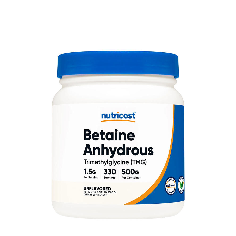 Nutricost vízmentes betain (TMG) por (500 g) – Viking Supplements