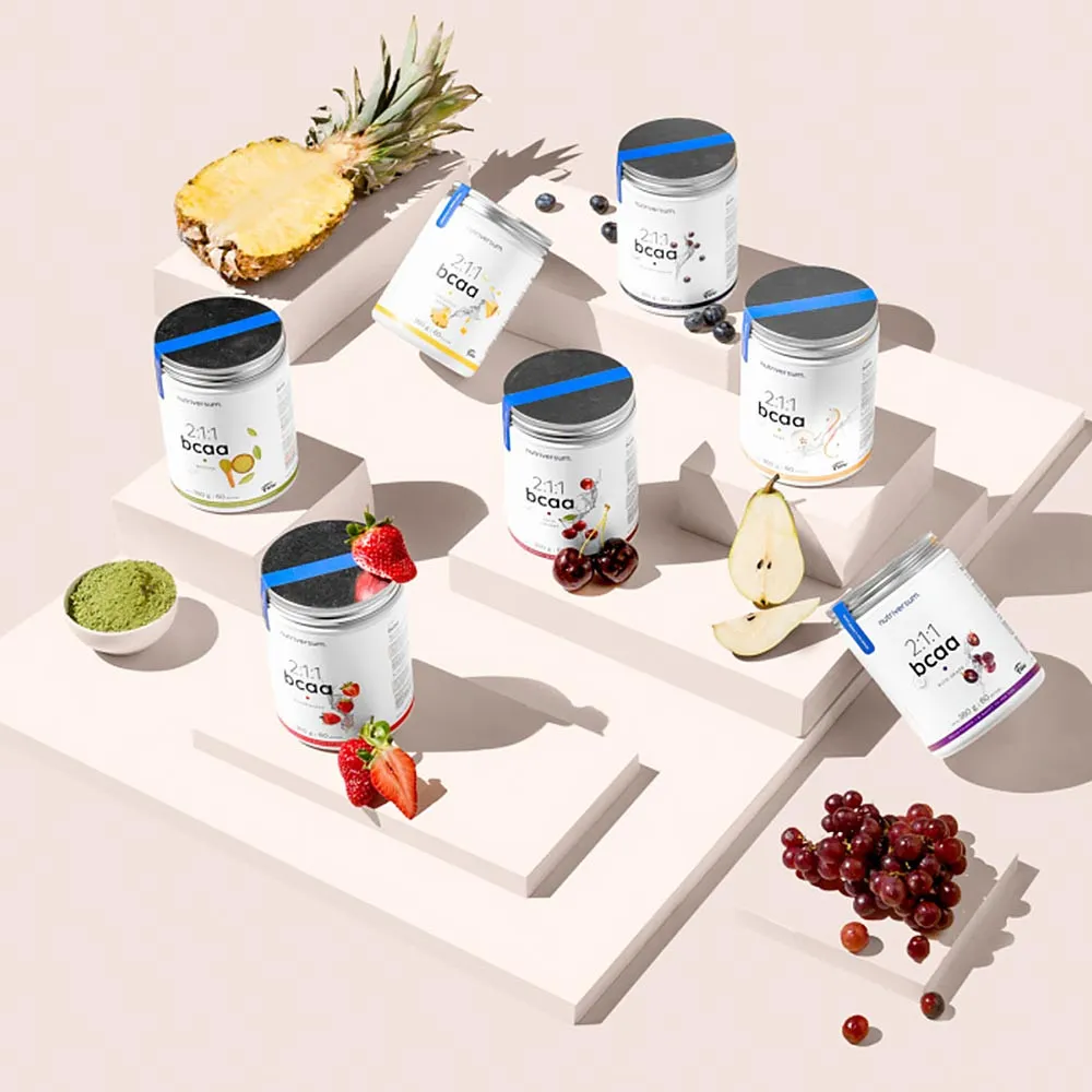 Nutriversum 2:1:1 BCAA (360 g, Matcha) – Kép 3