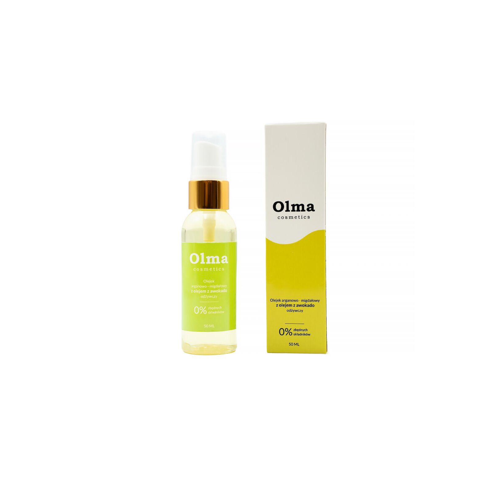 OLMA COSMETICS Argan-mandulaolaj avokádóolajjal – Tápláló (50 ml) – Viking Supplements