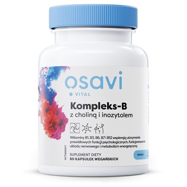 OSAVI B-komplex kolinnal és inozitollal (60 vcaps) – Viking Supplements