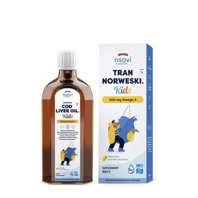 OSAVI norvég tőkehalmájolaj gyerekeknek