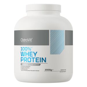 OSTROVIT 100% Tejsavófehérje – banános sütemény ízű (2000 g) – Viking Supplements