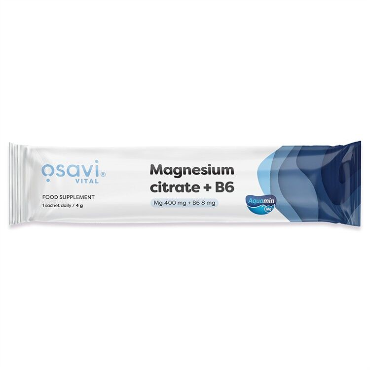 Osavi – Magnézium-citrát + B6 – 4 g (1 adag) – Viking Supplements