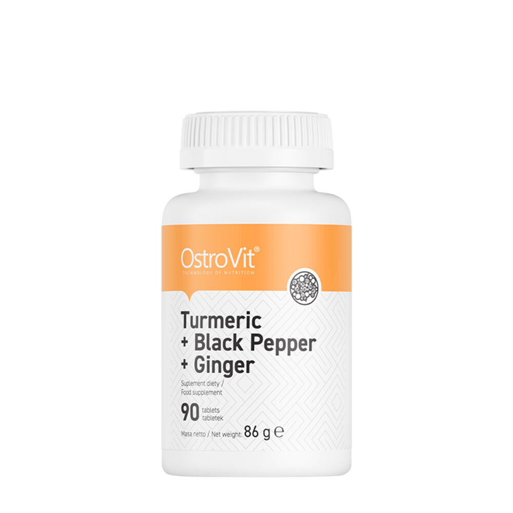 Ostrovit Kurkuma + fekete bors + gyömbér (90 tabletta) – Viking Supplements
