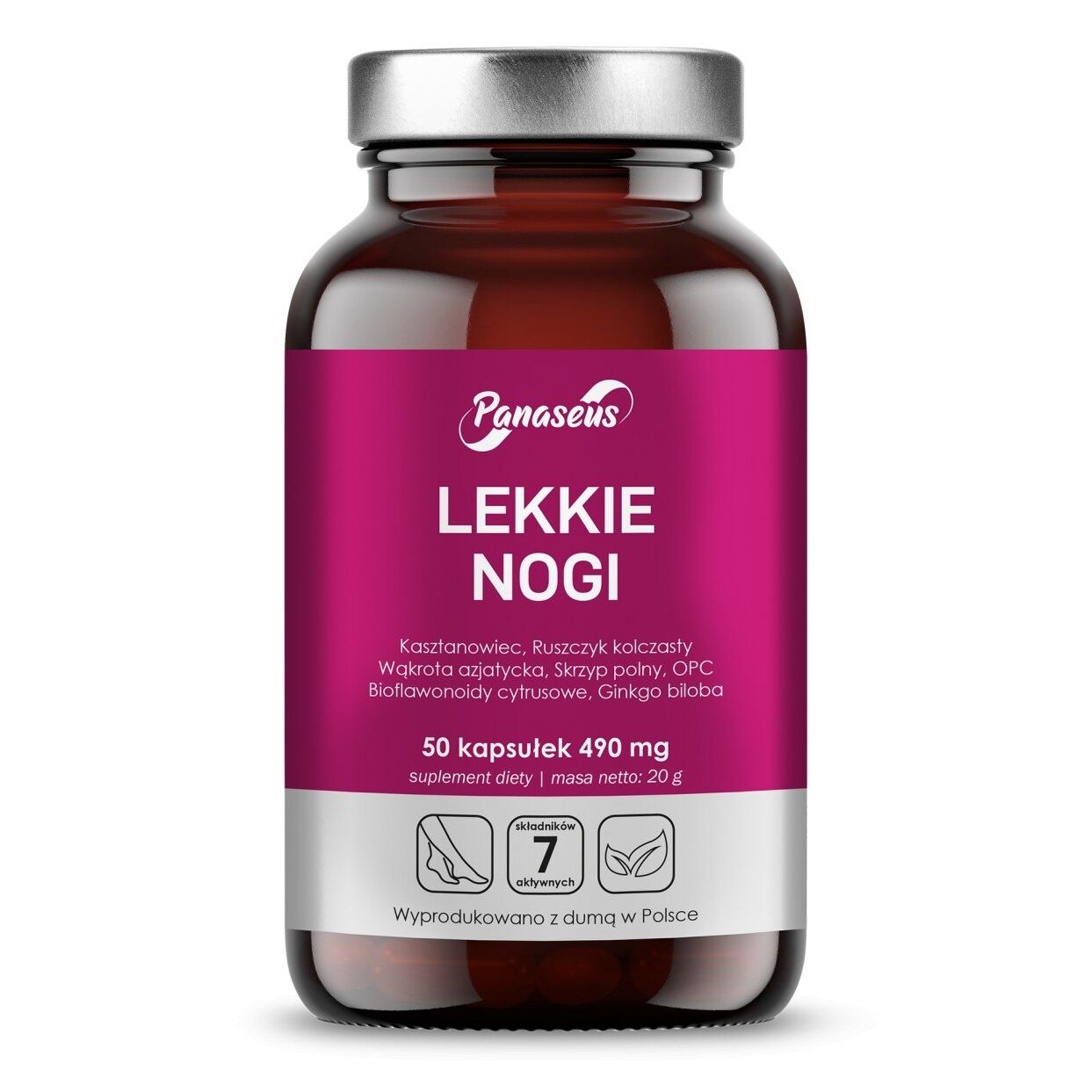 PANASEUS Light legs (50 kapszula) – Viking Supplements