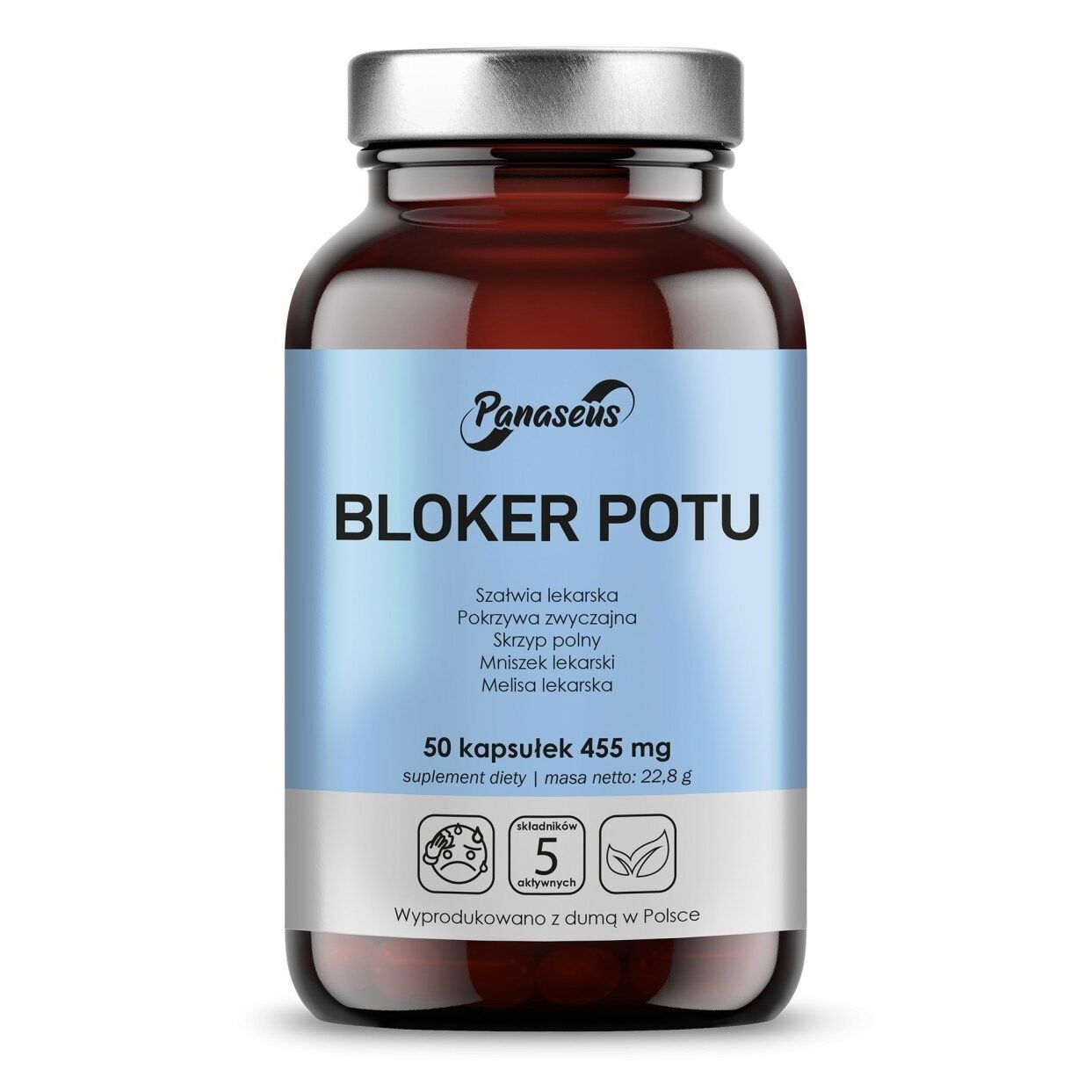 PANASEUS Sweat blocker (50 caps) - Viking Supplements