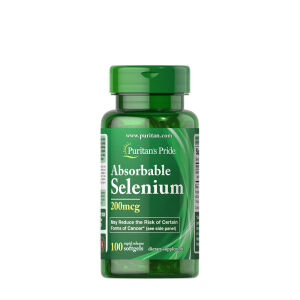 Puritan’s Pride felszívódó szelén 200 mcg (100 lágykapszula) – Viking Supplements
