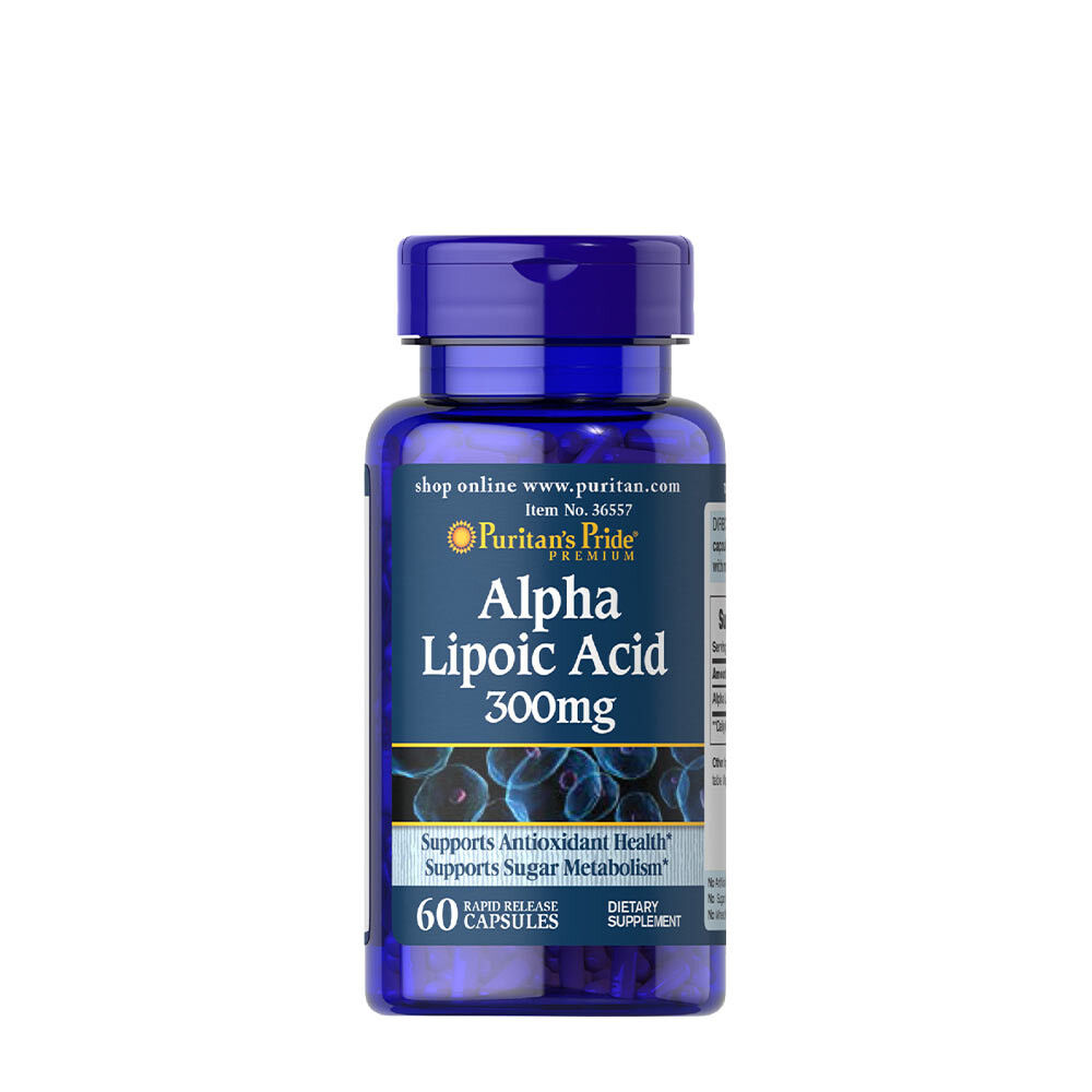 Puritan’s Pride alfa-liponsav 300 mg (60 kapszula) – Viking Supplements