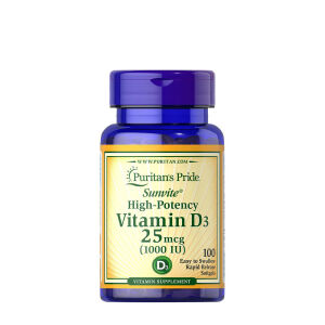 Puritan’s Pride D3-vitamin 1000 NE (100 lágykapszula) – Viking Supplements