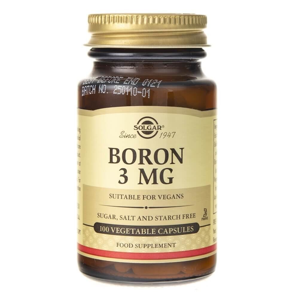 SOLGAR Bór 3 mg (100 kapszula) - Viking Supplements