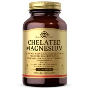 SOLGAR Chelated Magnesium (100 tabs) - Viking Supplements