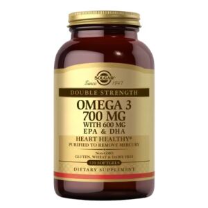 SOLGAR Double Strength Omega-3 (120 Softgels) - Nuvalia