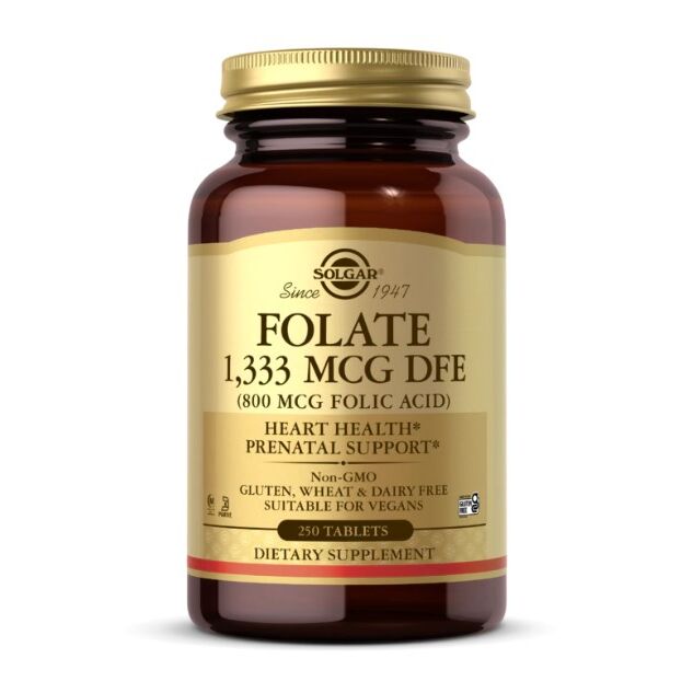 SOLGAR Folsav 1333 mcg DFE (800 mcg folsav) (250 tabletta) - Viking Supplements