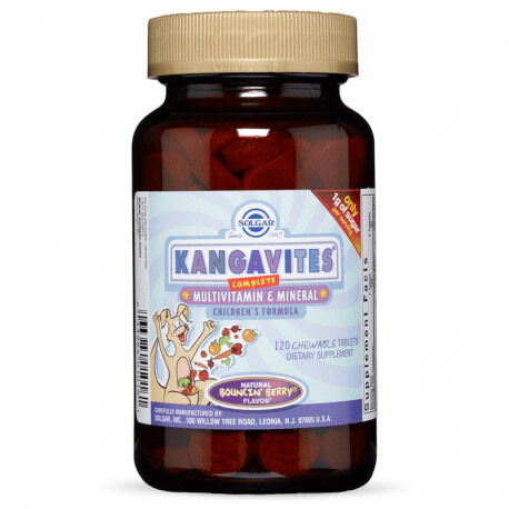 SOLGAR Kangavites – Vitaminok és ásványi anyagok lonzegnes (120 tabletta) – Viking Supplements