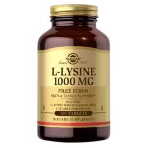 SOLGAR L-lizin 1000 mg (100 tabletta) – Viking Supplements