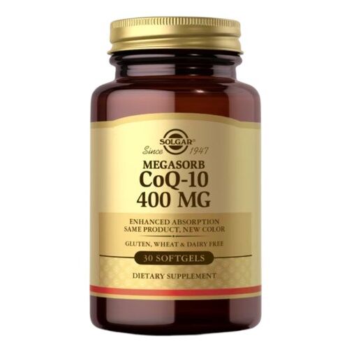 SOLGAR Megasorb CoQ-10 400 mg (60 bløde kapsler)