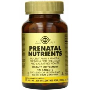SOLGAR Prenatal Nutriens (120 tabs) - Viking Supplements