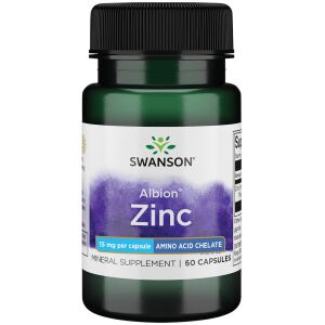 SWANSON Albion Cink-kelát 15 mg, 60 kapszula – Viking Supplements