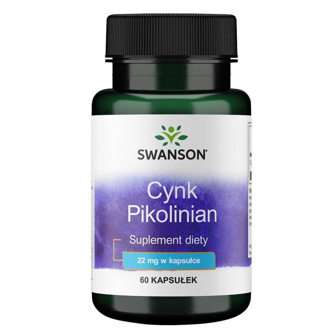 SWANSON Cink (pikolinát) 22 mg, 60 kapszula – Viking Supplements