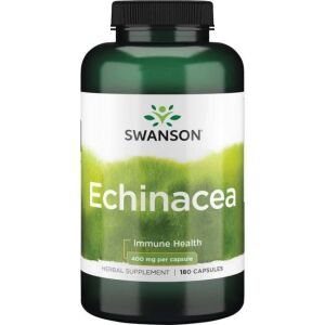 SWANSON Echinacea 400 mg, 180 kapszula – Viking Supplements