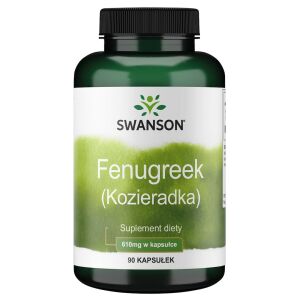 SWANSON Fenugreek (Kozieradka) 610mg 90 kaps - Viking Supplements