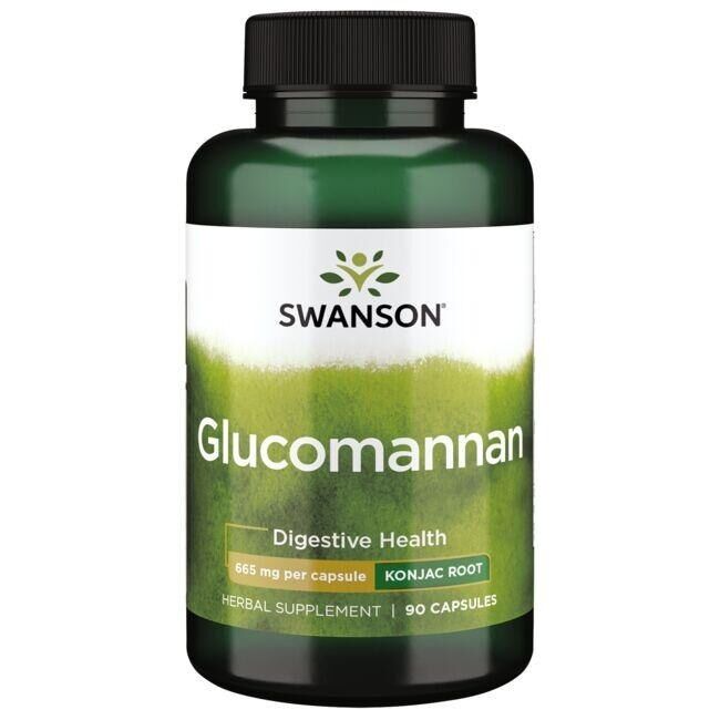 SWANSON Glucomannan 665 mg, 90 kapszula – Viking Supplements