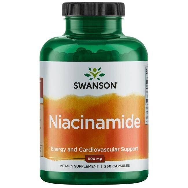 SWANSON Niacinamid 500 mg, 250 kapszula – Viking Supplements