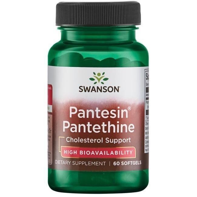 SWANSON Pantesin Panthetine 300 mg, 60 kapszula – Viking Supplements