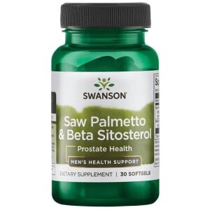 SWANSON Saw Palmetto + béta-szitoszterol 30 kapszula – Viking Supplements