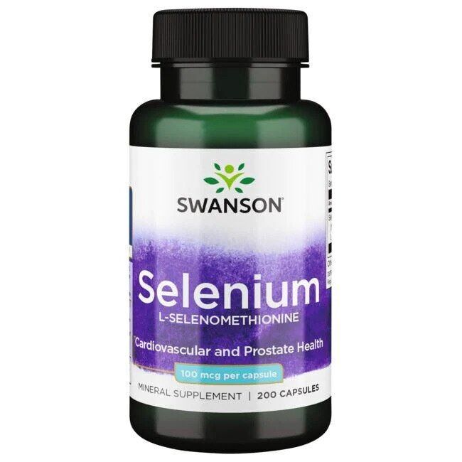 SWANSON Selen SeLECT 100 mcg 200 kapszula – Viking Supplements