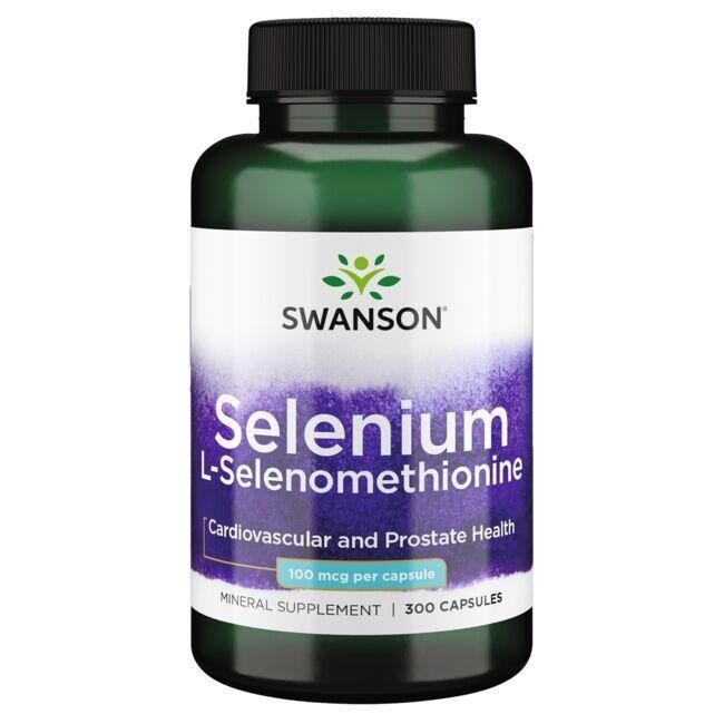 SWANSON Selen SeLECT 100 mcg, 300 kapszula – Viking Supplements