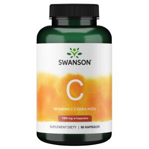 SWANSON C-vitamin 1000 + vadrózsa 90 kapszula – Viking Supplements