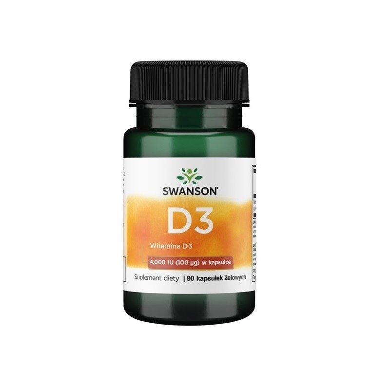 SWANSON D-3-vitamin 4000 IU, 90 kapszula – Viking Supplements