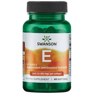 SWANSON Witamina E 200IU 60kaps - Viking Supplements