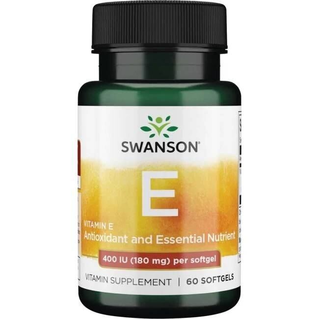 SWANSON E-vitamin 400 IU 60 kapszula – Viking Supplements