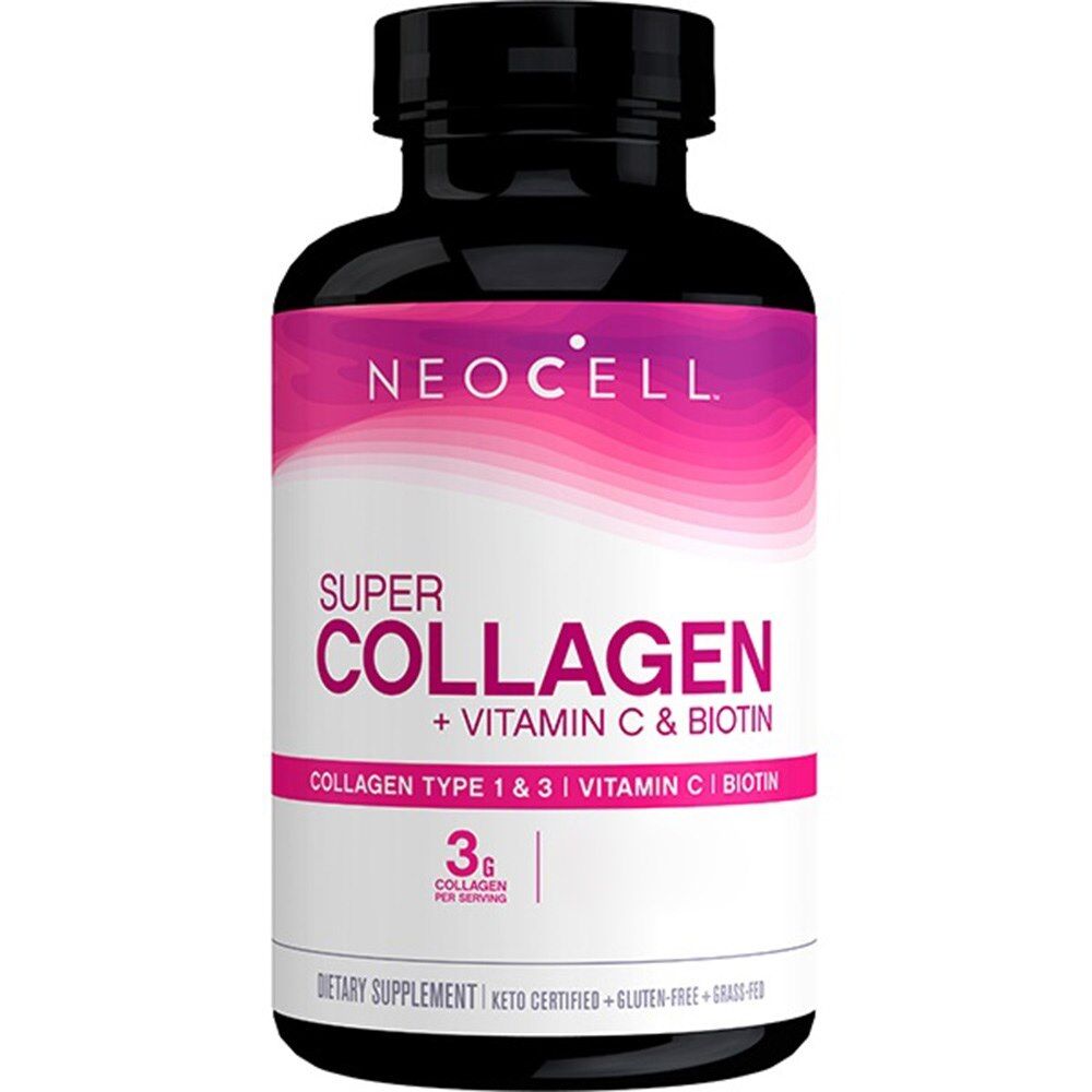 Super Collagen + C-vitamin és biotin – 180 tabletta – Viking Supplements
